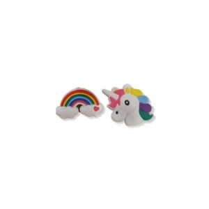Croc rainbow/unicorn jibitz shoe charms bundle